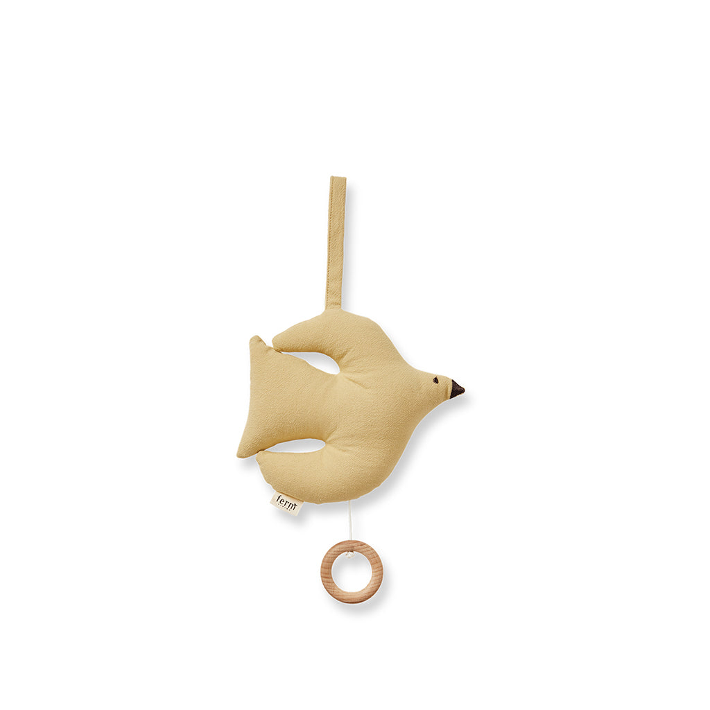 ferm Living Music Box, Swif Bird - Silver Fern