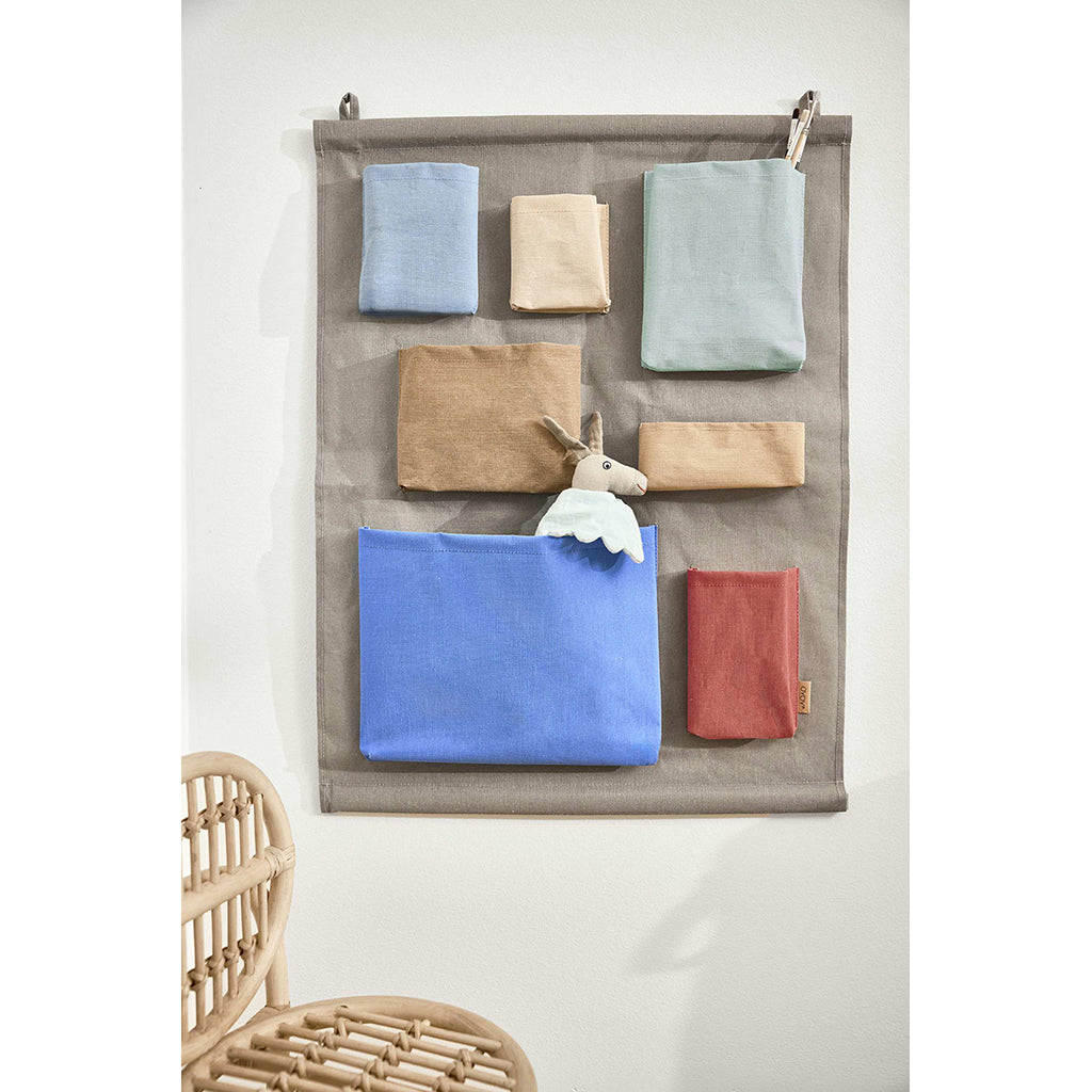 OYOY Saga Wall Storage Blue, væg organizer