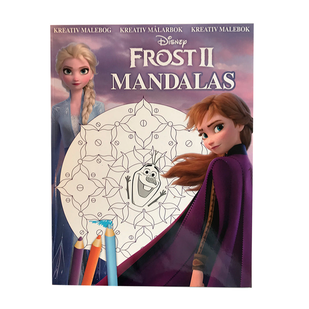 Mandalas Disney Frost 2 malebog med Elsa og Anna