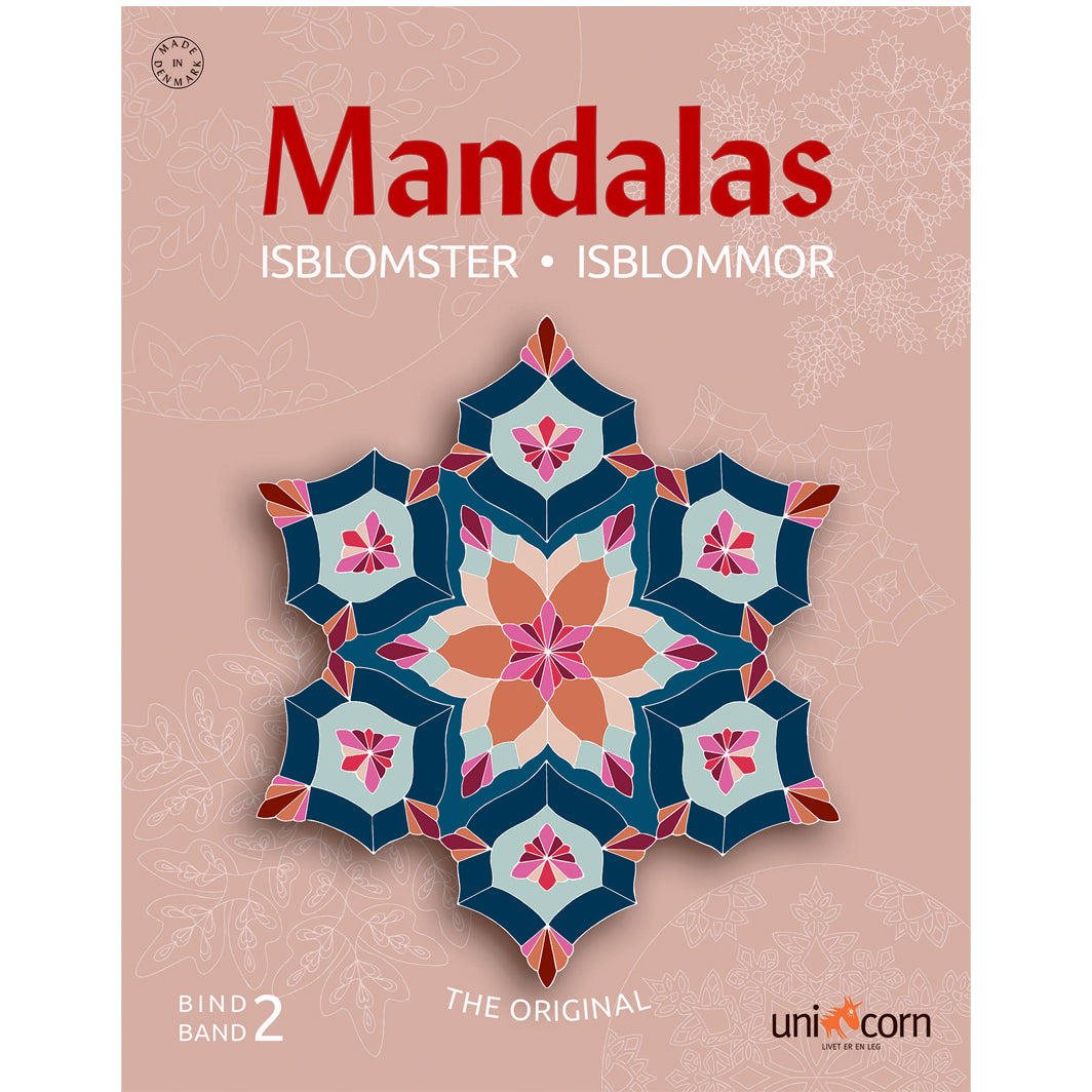 Mandalas malebog eventyrlige isblomster bind 2 for børn fra 8 år