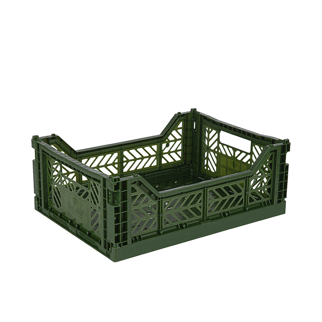 Aykasa Midi Folding Crate, Khaki