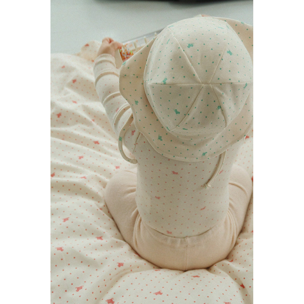 Fanga Fontana Fio Sun Hat, Lago Rosa - Size 0-9 Months