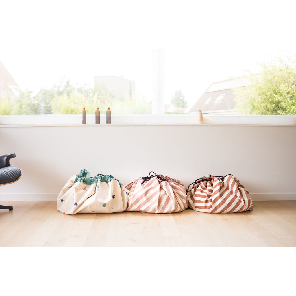 Play&Go 2-in-1 Blanket, Stripes Pink