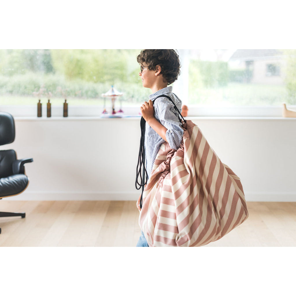 Play&Go 2-in-1 Blanket, Stripes Pink