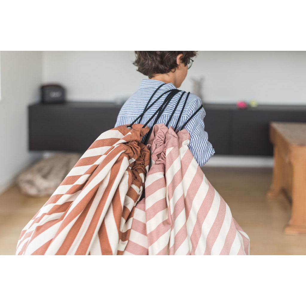 Play&Go 2-in-1 Blanket, Stripes Pink