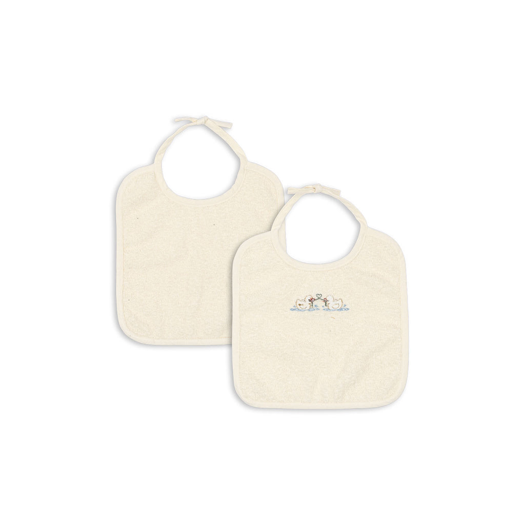 Fanga Fontana Fio Terry hagesmæk, GOTS, 2-pak - Antique white