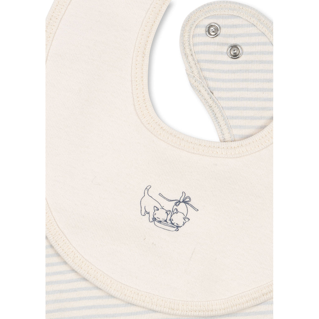 Fanga Fontana hagesmæk, Fio Stripe, 2-pak - Blue mix