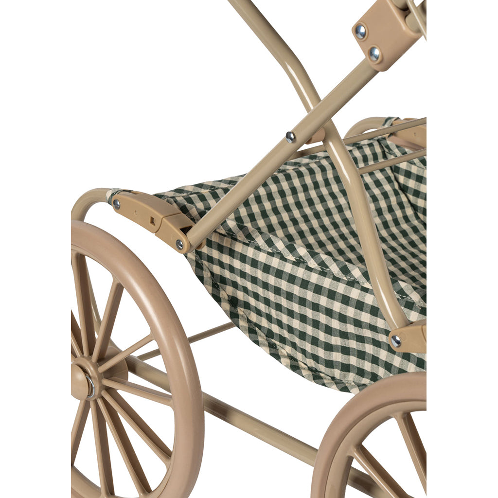 Konges Sløjd Doll Pram, Cheeky – Smoke Pine Check