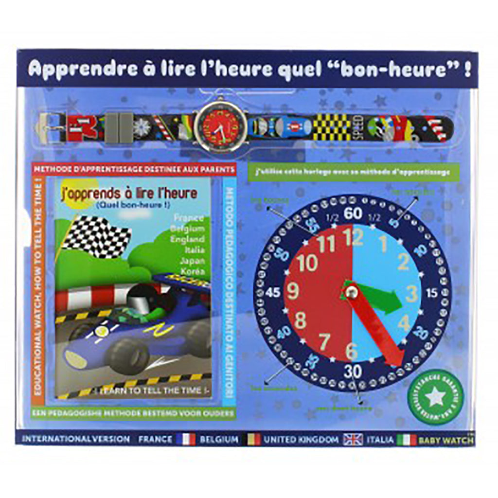 Babywatch Kids Watch, Race Car Driver - Educational Watch for Ages 6-9