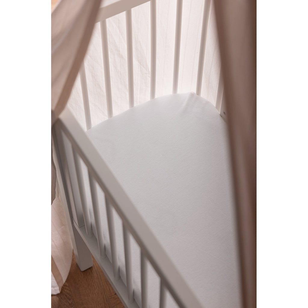 Sebra Jersey stræklagen til Sebra Bedside Crip, 40 x 85 cm