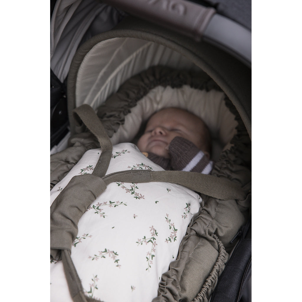 Sebra Canopy for 3-in-1 Babynest, Dark Olive