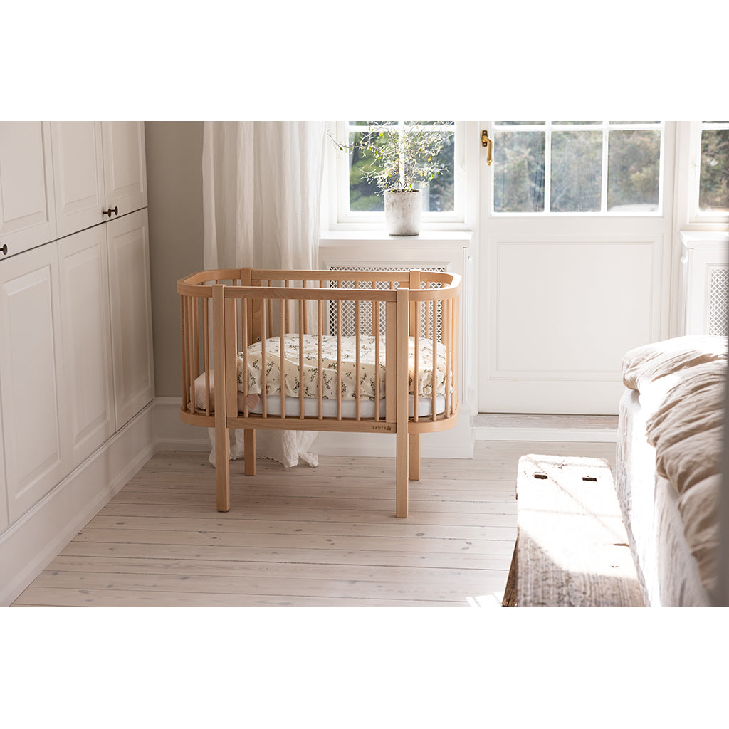 Sebra babyseng, Bedside Crib - Wooden Edition
