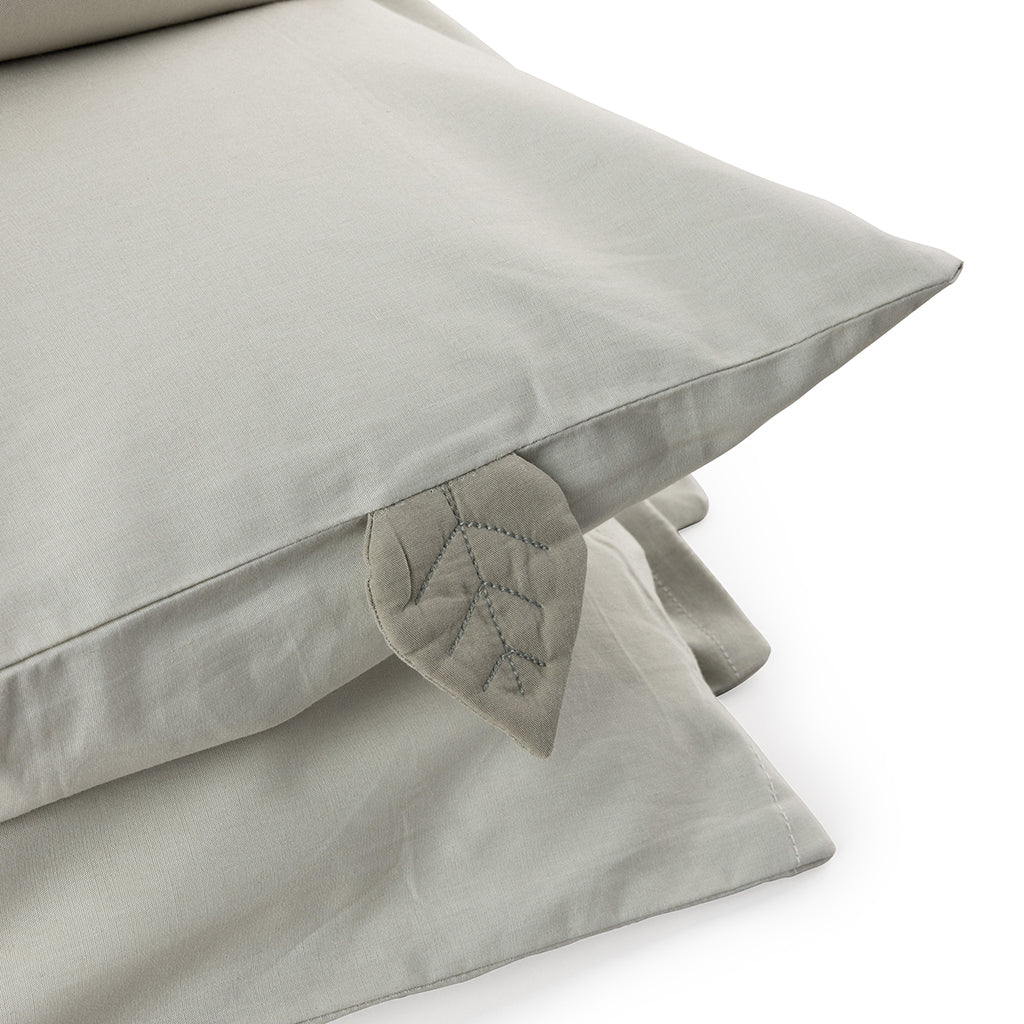 Sebra Junior Bed Linen, Organic – Mist Green
