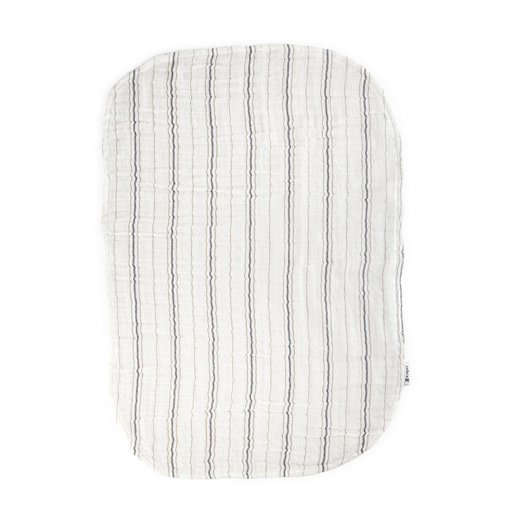 Sebra pusleunderlag 6-lag, 2 stk. - Cream Stripe