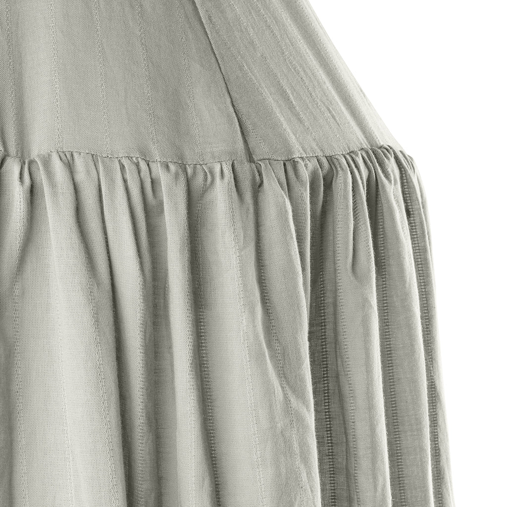 Sebra Bed Canopy, Dobby Woven - Mist Green