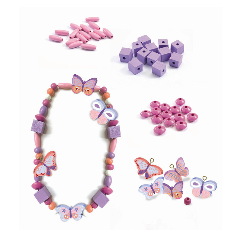 Djeco træperler, Sommerfugle