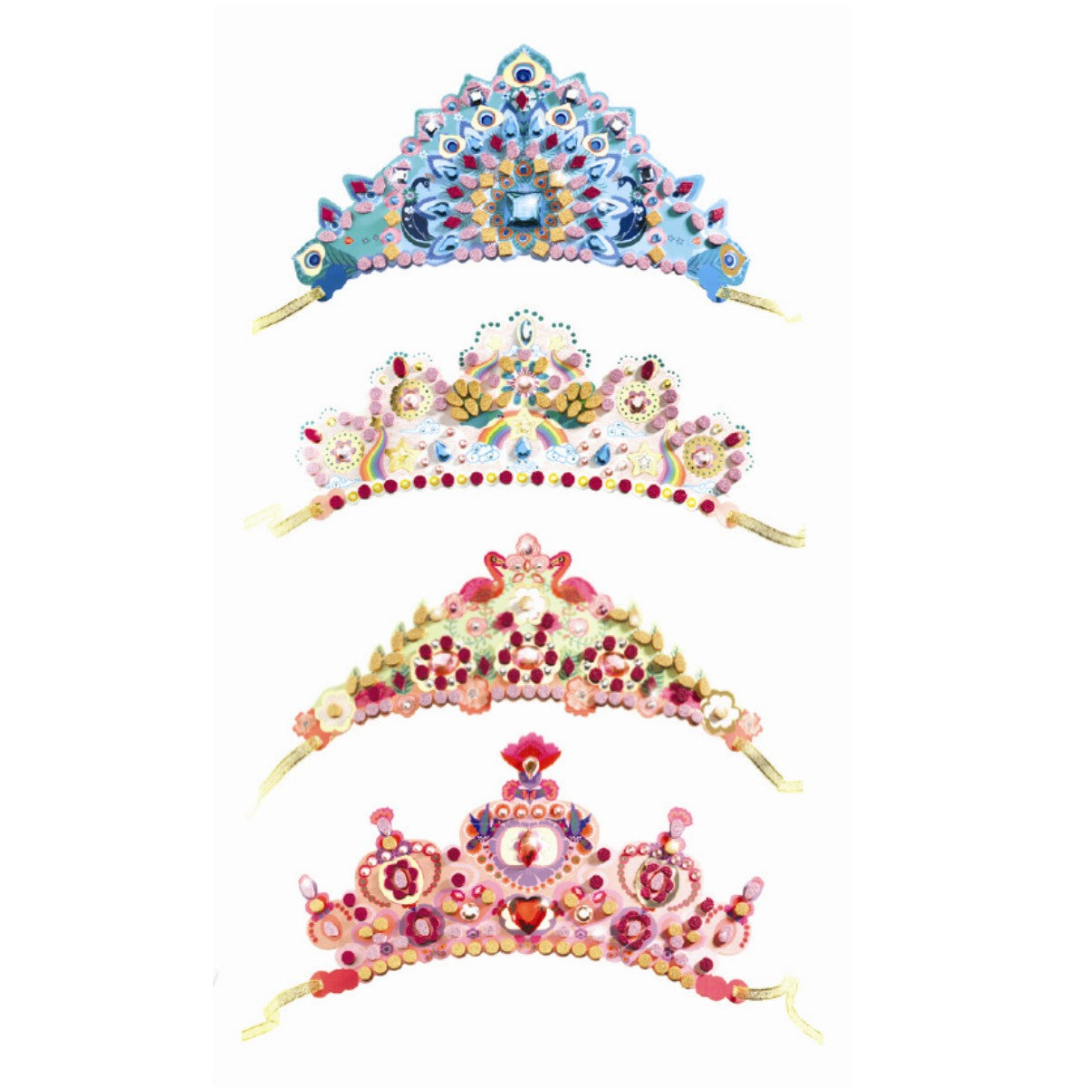 Djeco DIY Princess Diadem Mosaic Picture Frame