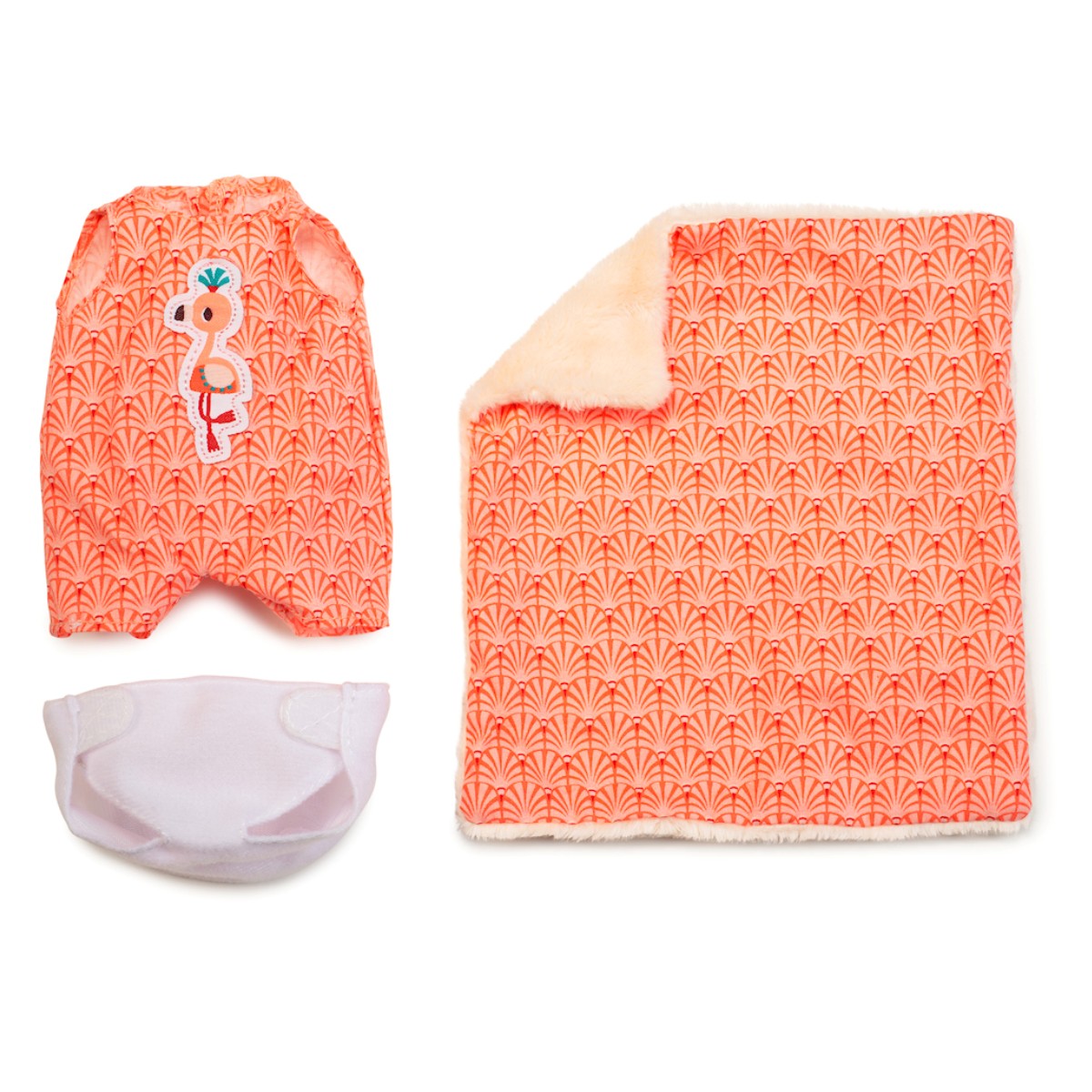 Lilliputiens Soft Baby Doll in Carrycot, Anais