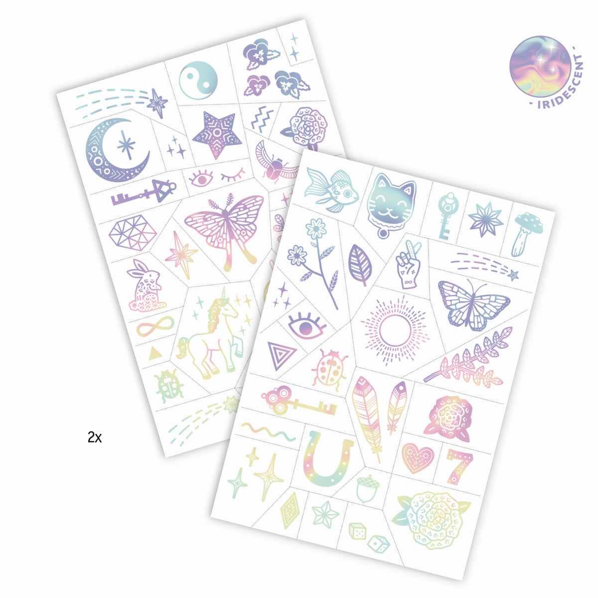 Djeco Temporary Tattoos, Lucky Charms