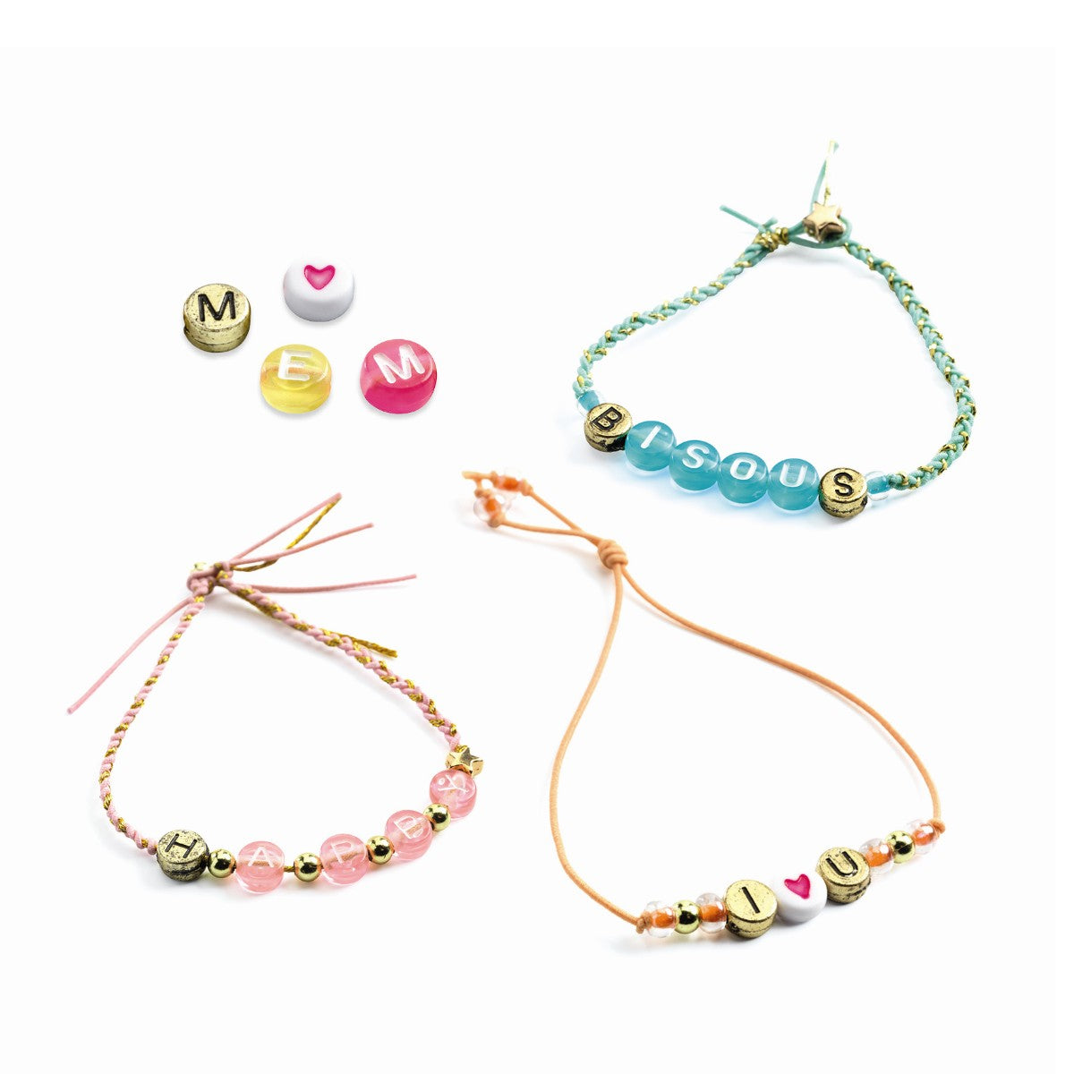 Djeco Creative Kit, Alphabet Beads