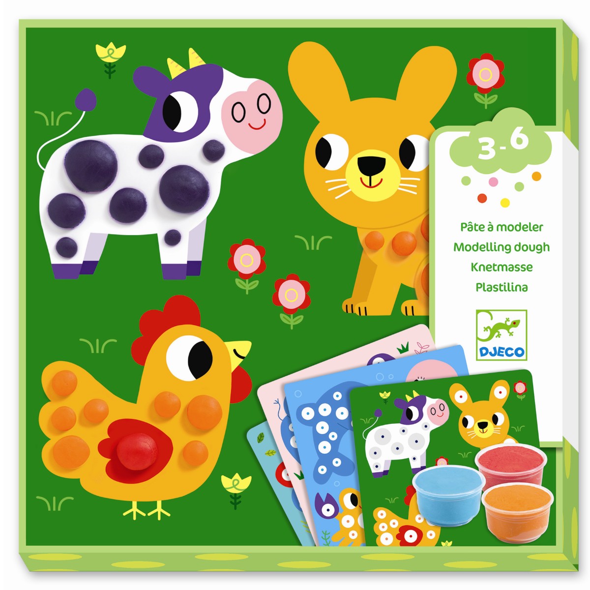 Djeco Modeling Clay Set, Clay Circles