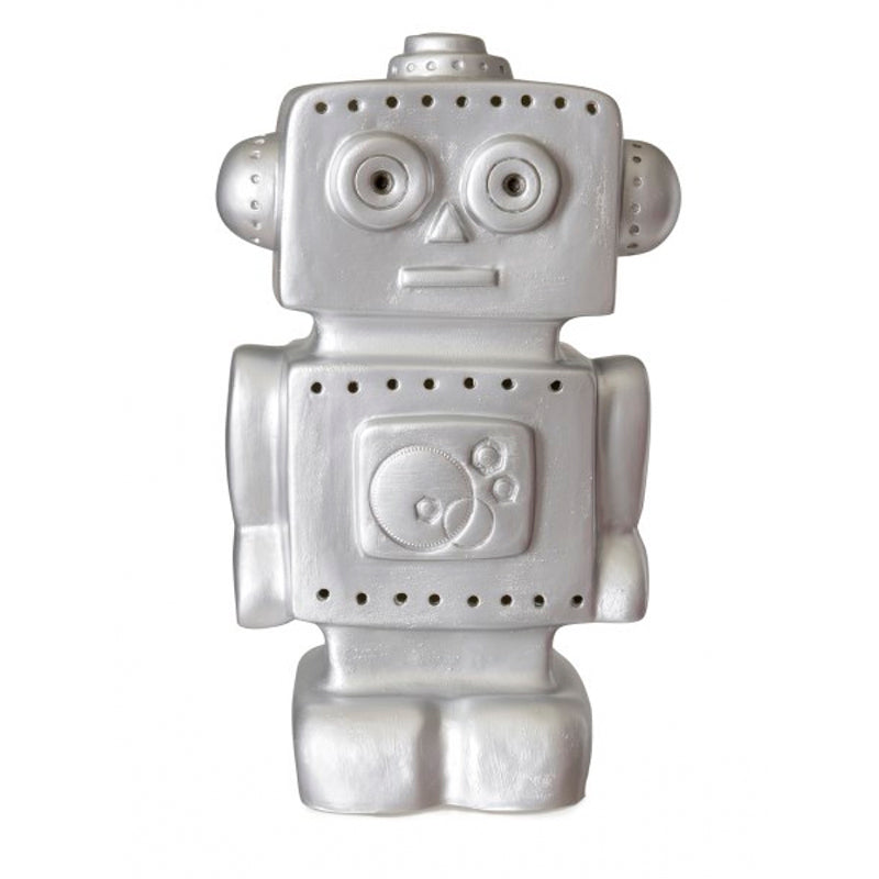 Heico lampe til børneværelset, Robot - Silver