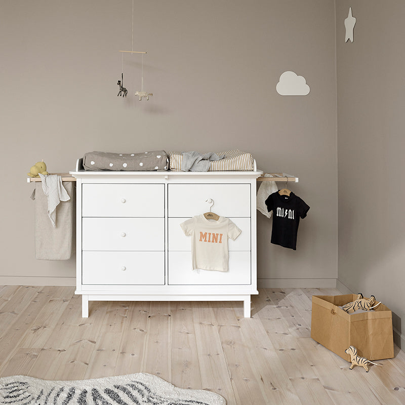 Oliver Furniture Seaside Pull-out and Laundry Bag for Seaside Dresser with 6 Drawers