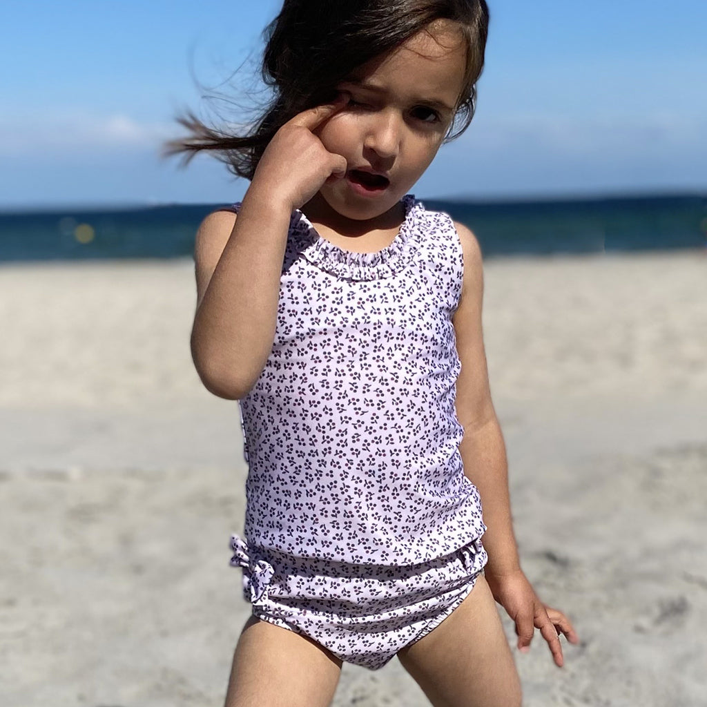Petit Crabe UV Swim Diaper, Lea, Bouquet - Ages 0-3