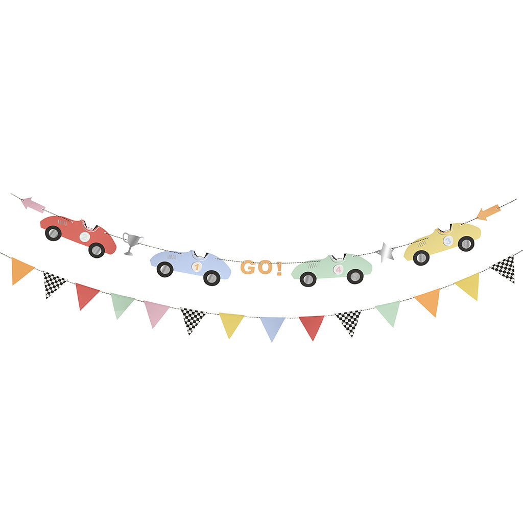 Meri Meri guirlande, Race car - 1.8 meter
