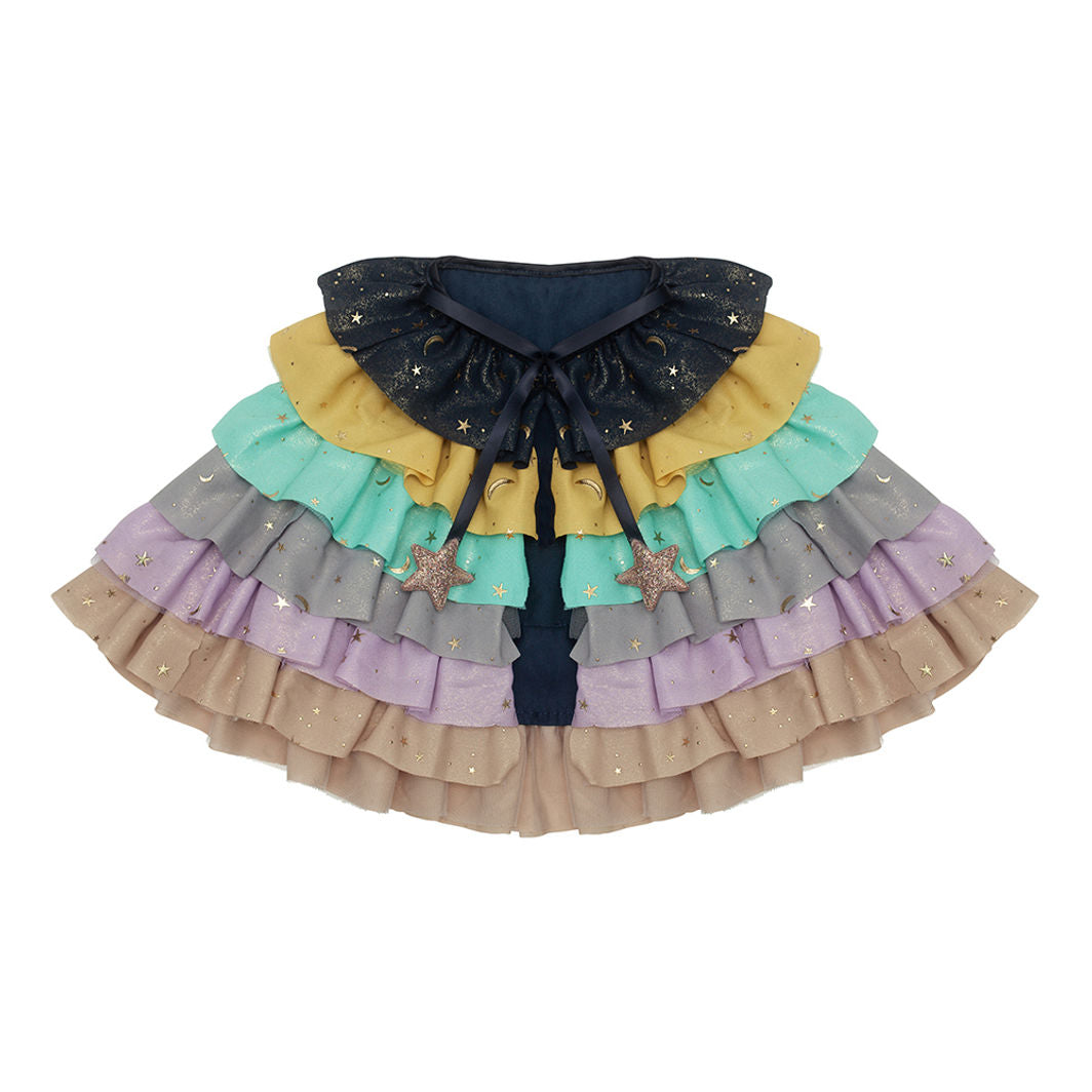 Mimi & Lula kappe Rainbow Ruffle i flere farver med glitter.