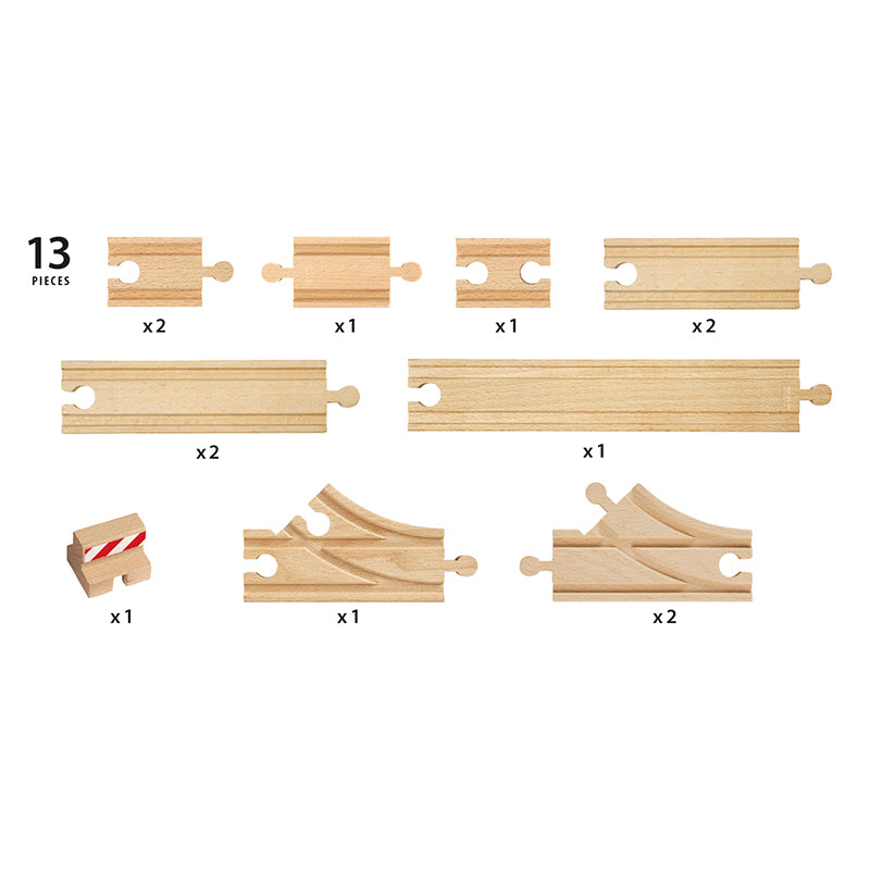Brio Startpakke, skinner - 13 dele