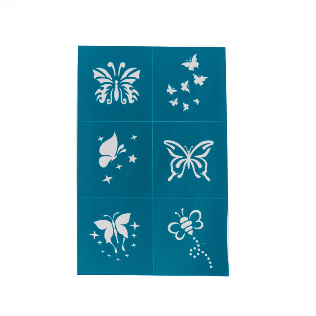 Oh Flossy Ansigtmaling- og make-up stencils til børn