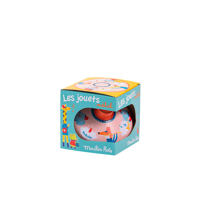 Moulin Roty Metal Spinning Top, Small - Musical Parade