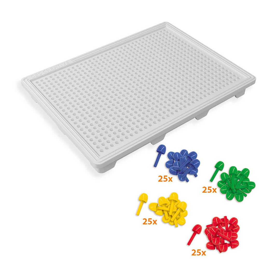 SES Creative Peg Mosaic – 100 Pieces