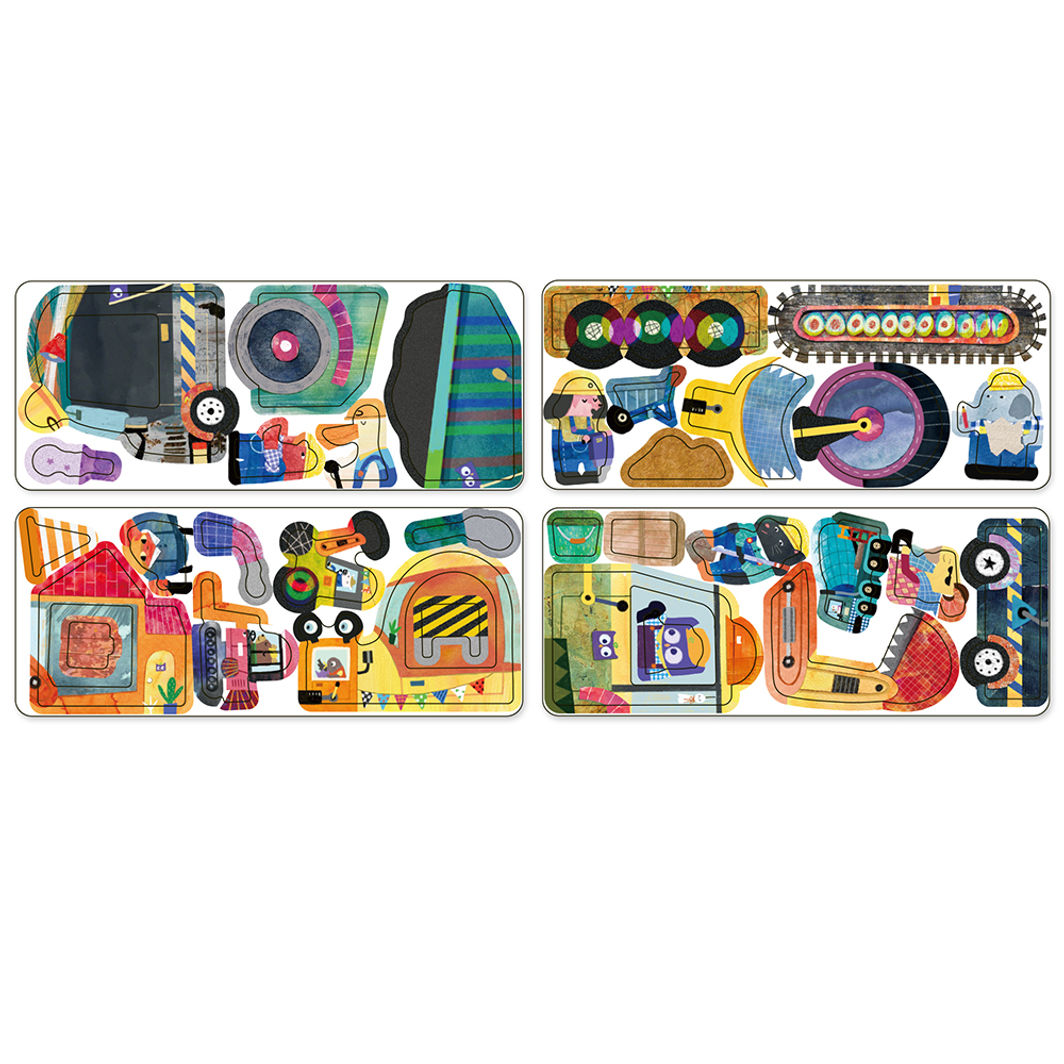 mierEdu, Magnetic Travel Set, Construction Site