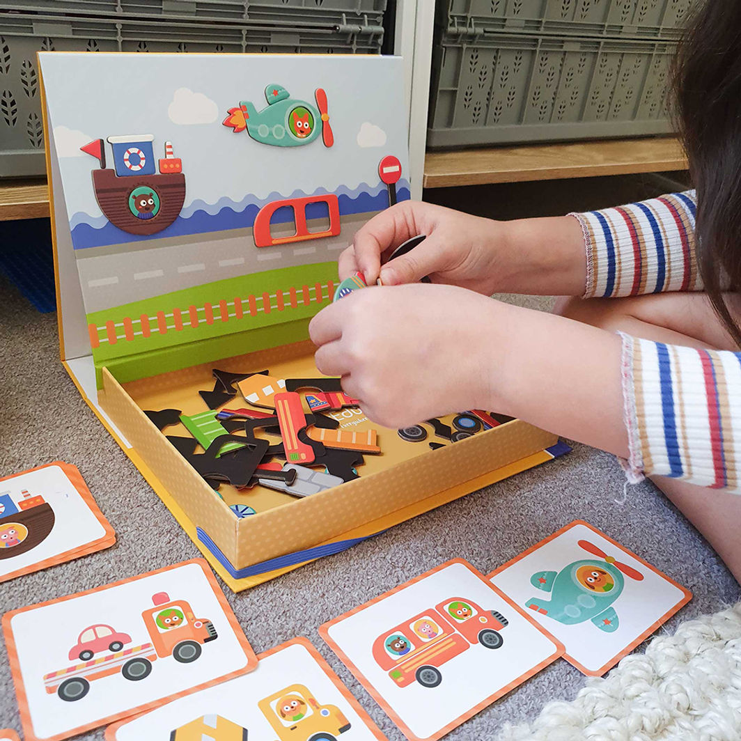 mierEdu, Magnetic Playset – Vehicles