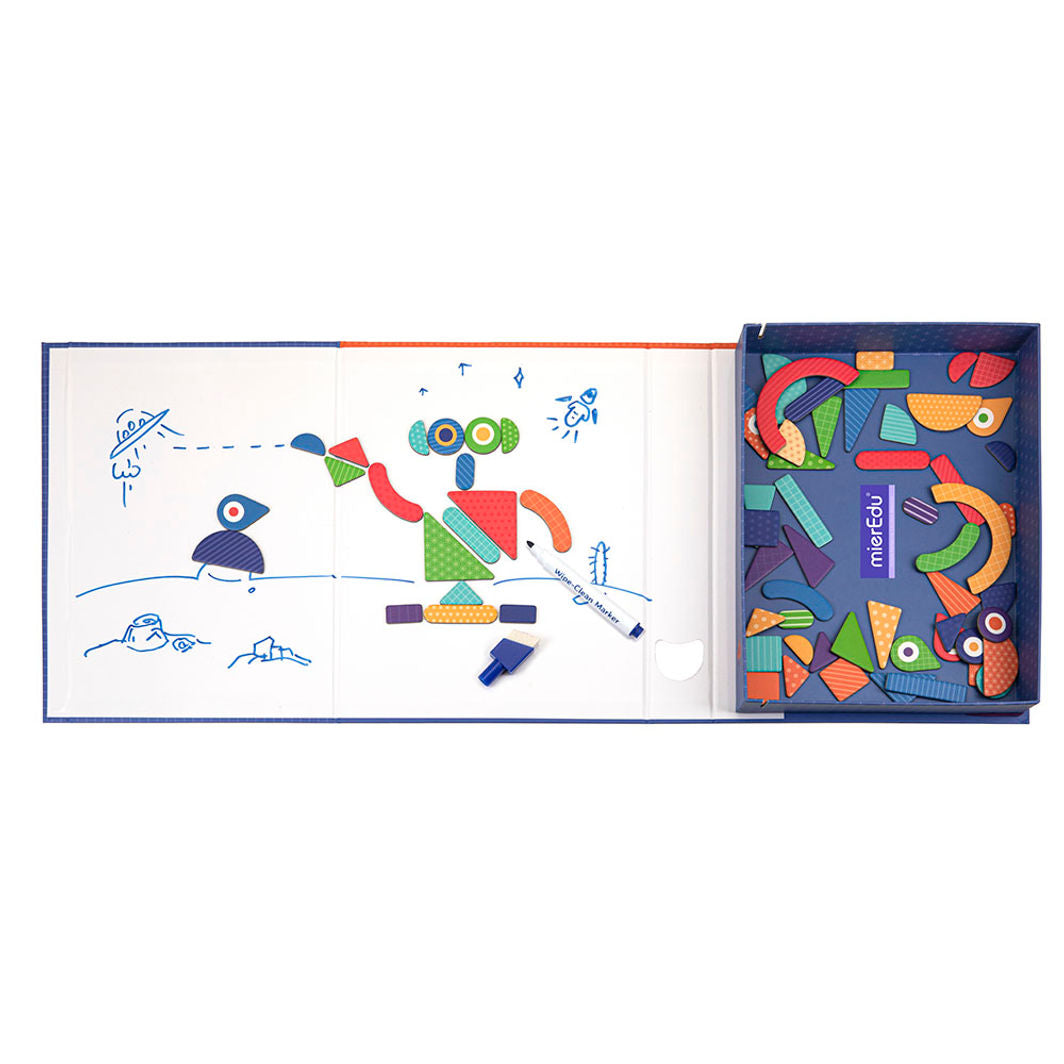 mierEdu Magnetic Playset - Shape and Figure