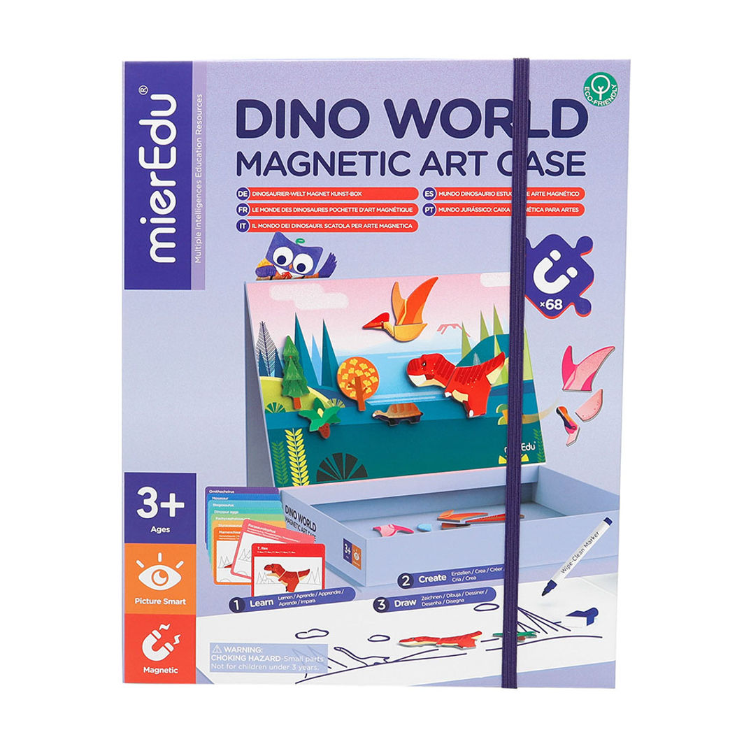 mierEdu, Magnetic Play Set - Dinosaurs