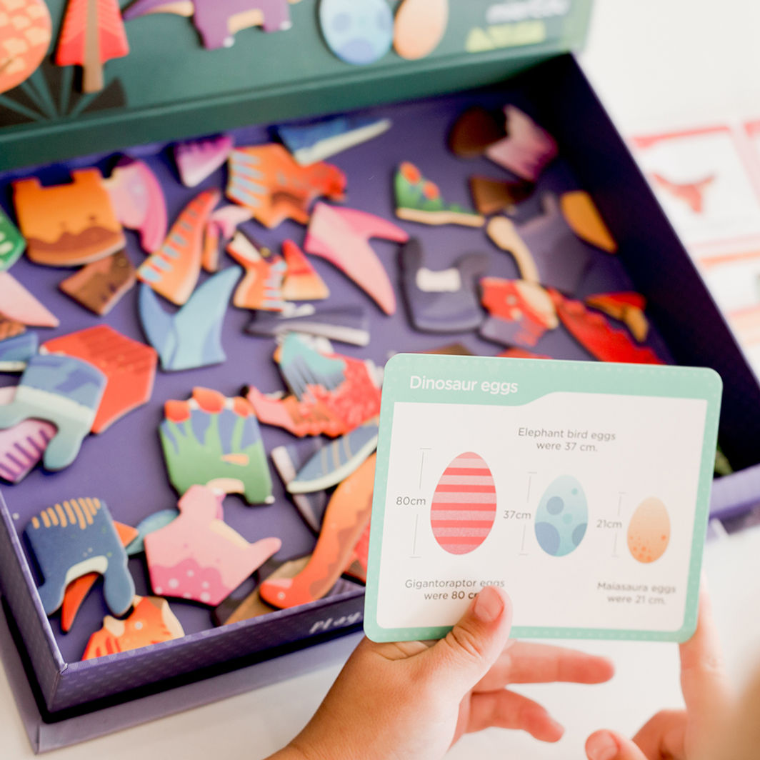mierEdu, Magnetic Play Set - Dinosaurs