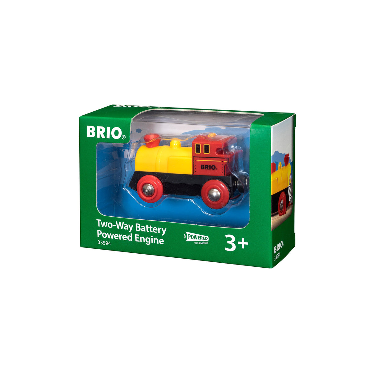 Brio Tovejs lokomotiv, batteridrevet