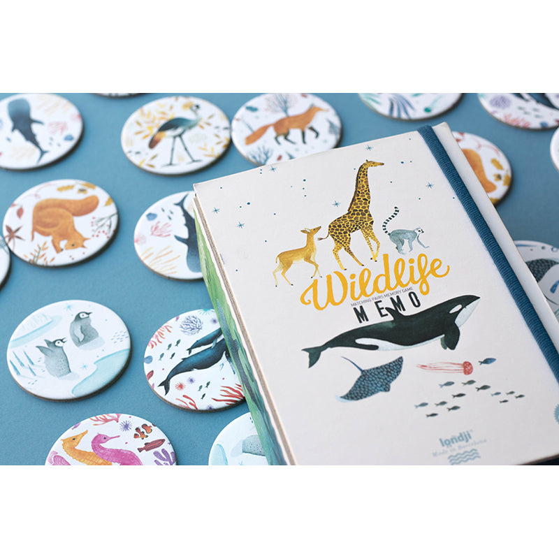 Londji Memory Game, Wildlife - 32 Pieces