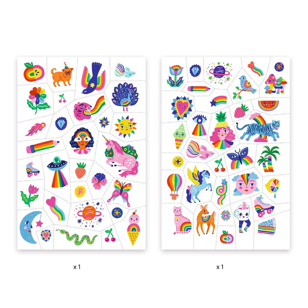 Djeco Tattoos, Rainbows