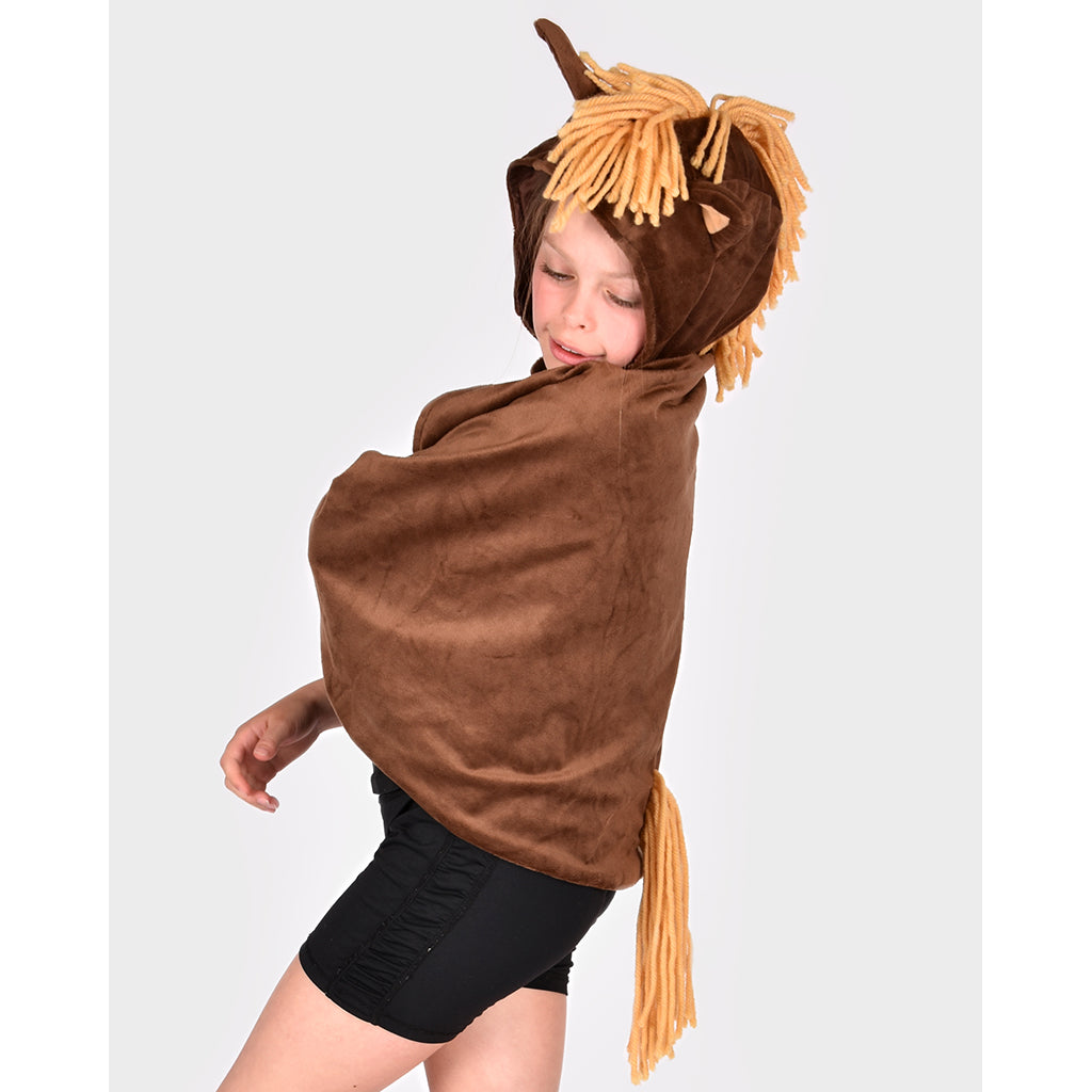 The Good Fairy Animal Costume, Horse Cape - Size 3-8 Years