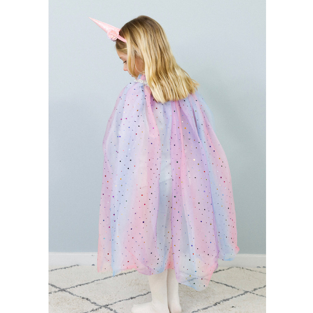 Great Pretenders Animal Costume, Unicorn Cape and Headband - Size 4-6 Years