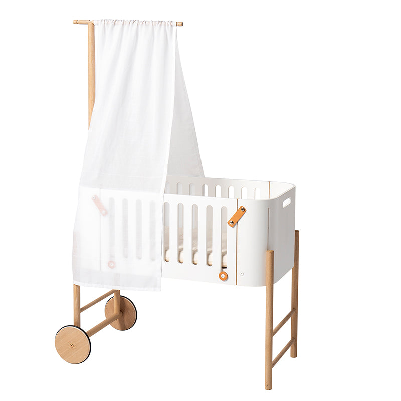 Oliver Furniture, Wood Co-sleeper, Cradle and Bench - Multifunctional Baby Bed