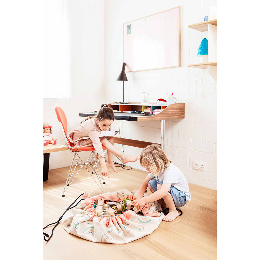 Play&Go 2-in-1 Play Mat, Rainbow