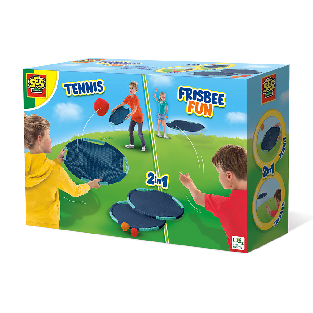 SES Creative Kæmpefrisbee og Trampolintennis