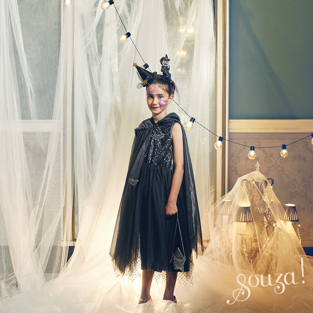 Souza Mathilde kappe m. flagermus, Str. 3-10 år