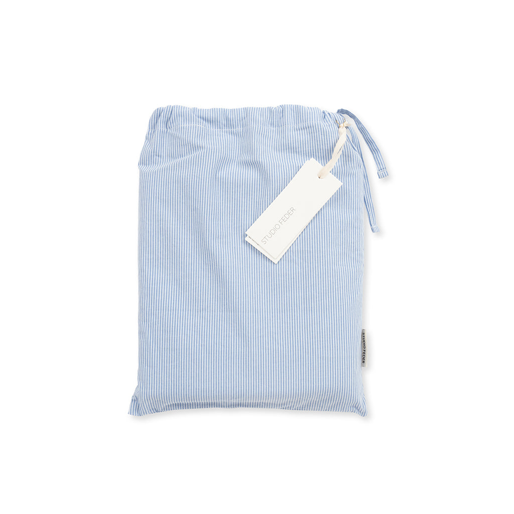 Studio Feder Junior Bedding, Organic - Milk Stripe