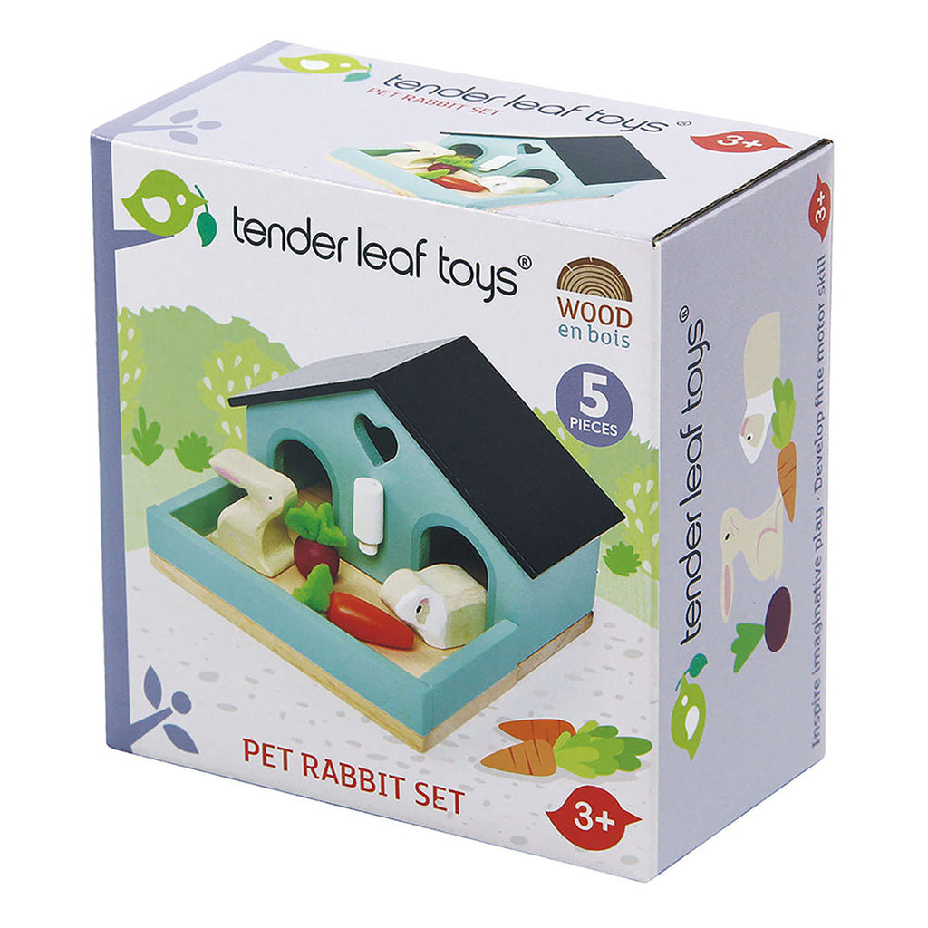 Tender Leaf, Dollhouse Accessories, Pet Bunnies